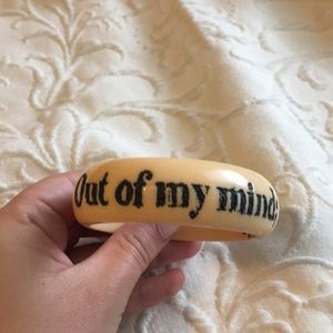 JKC resin bangle “out of my mind...”